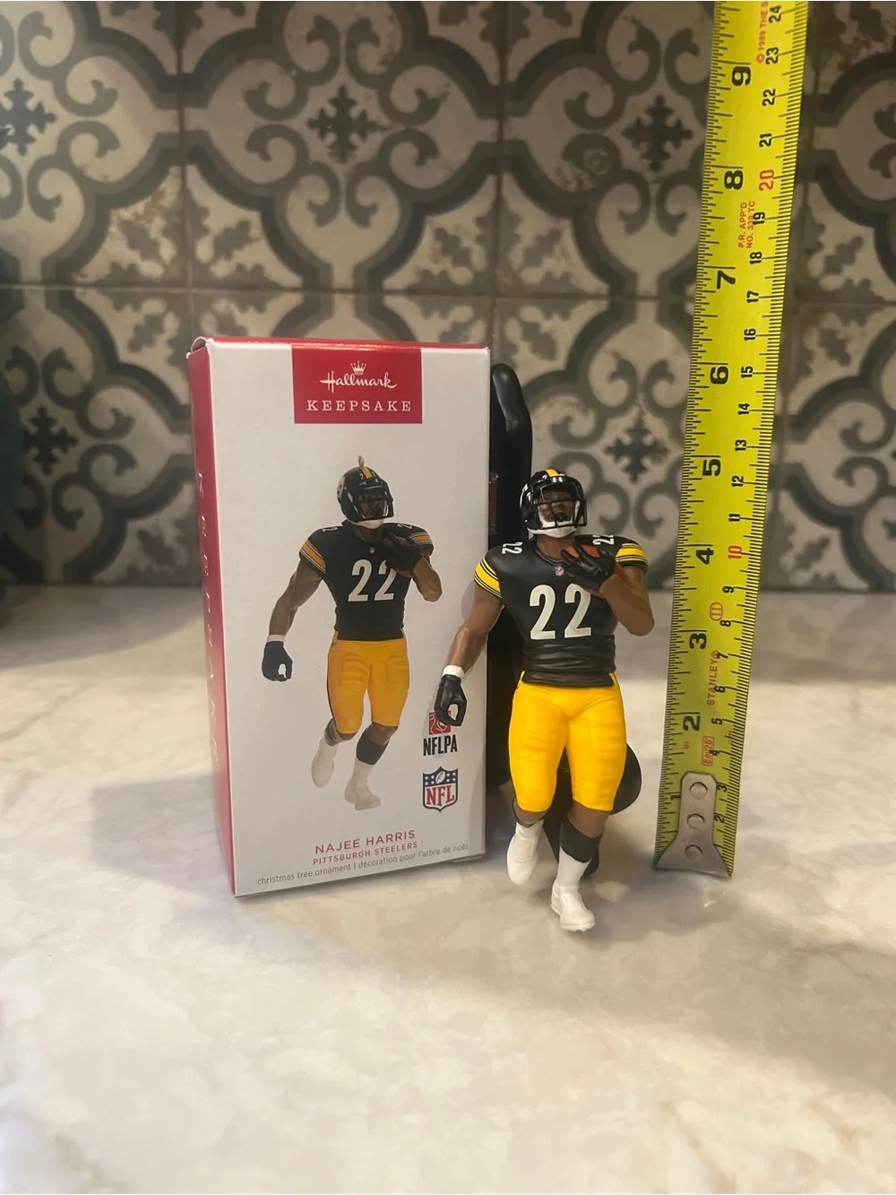 Hallmark Keepsake Najee Harris Black & Gold Steelers Collector’s Ornament-2023